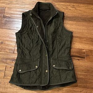 Barbour Dark Green Quilted Women's Vest